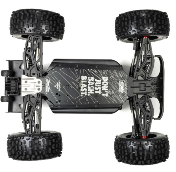 ARA8611V6T2 - 1/8 NOTORIOUS 6S 4X4 RTR Brushless Stunt Truck, Blue